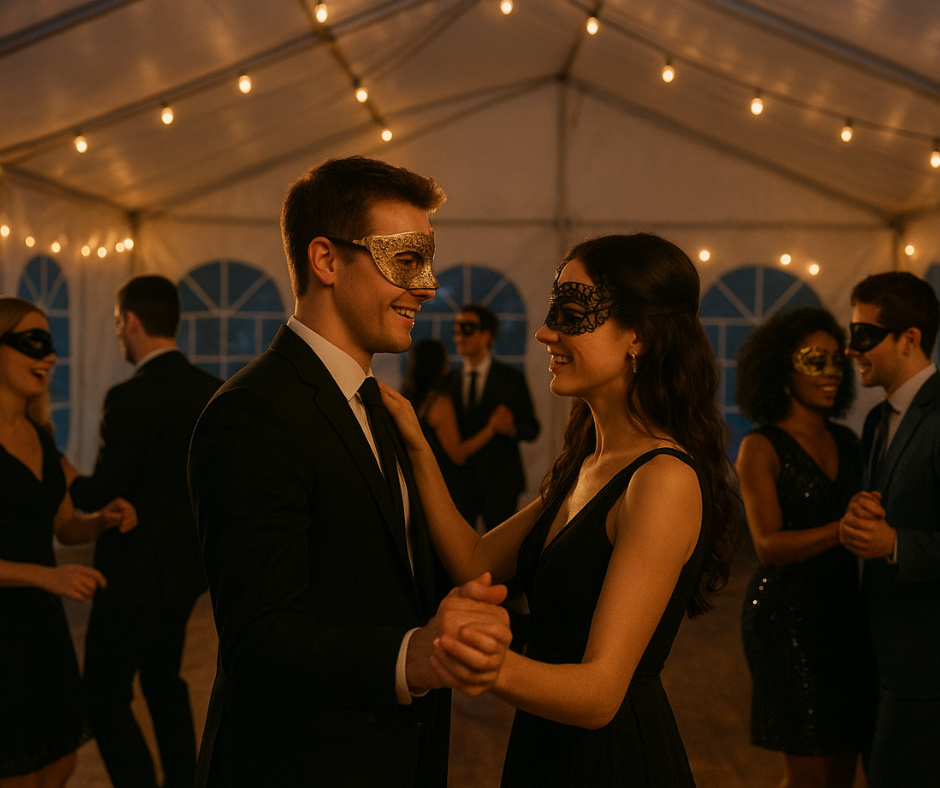 Taneczna zabawa andrzejkowa pod zadaszeniem