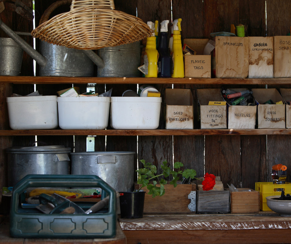 Magazyn na sprzęt ogrodowy