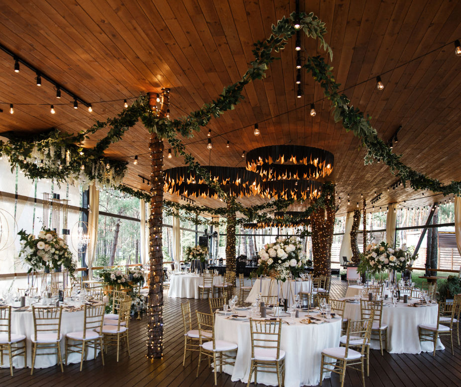 Rustykalna sala weselna