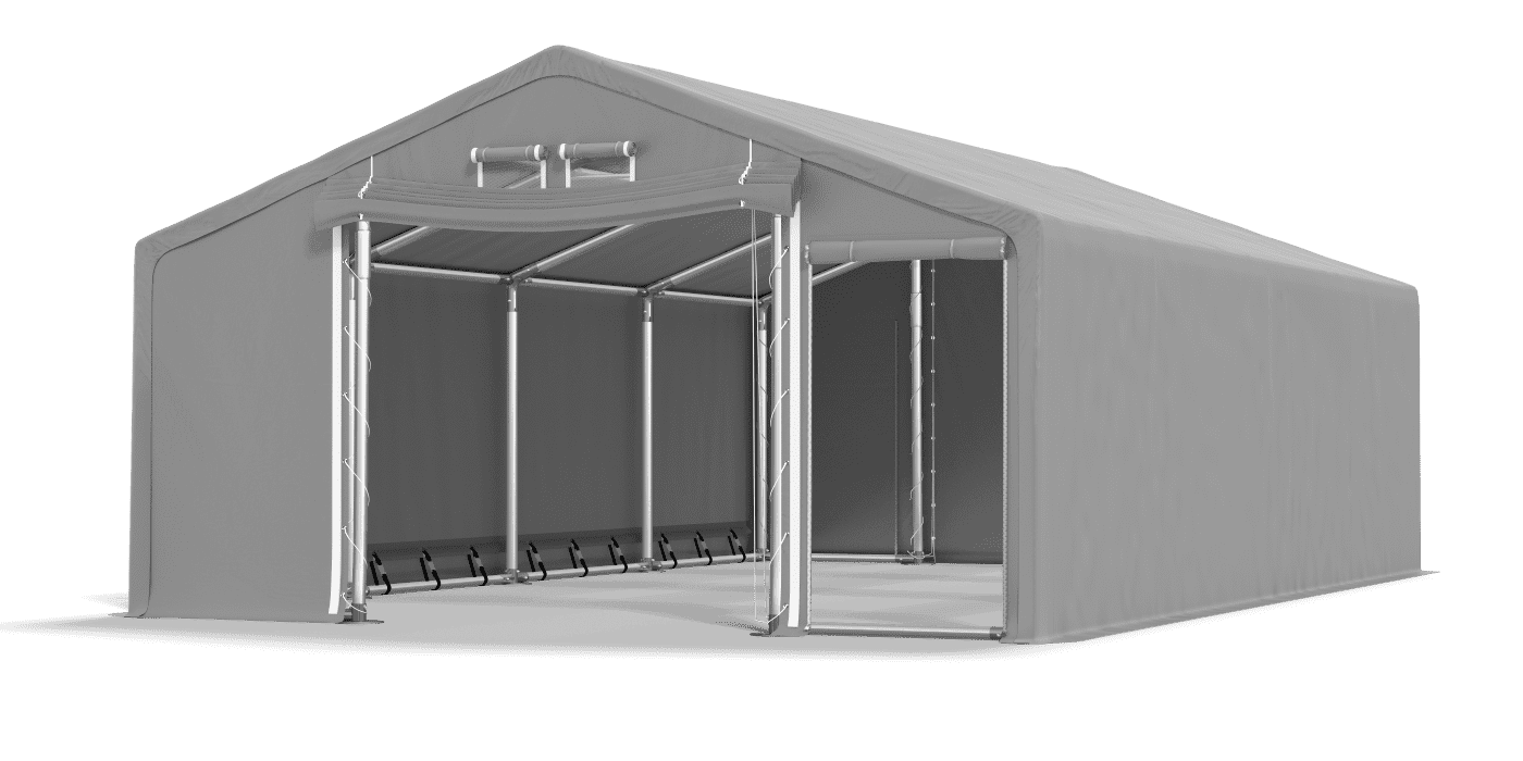 Całoroczny namiot magazynowy