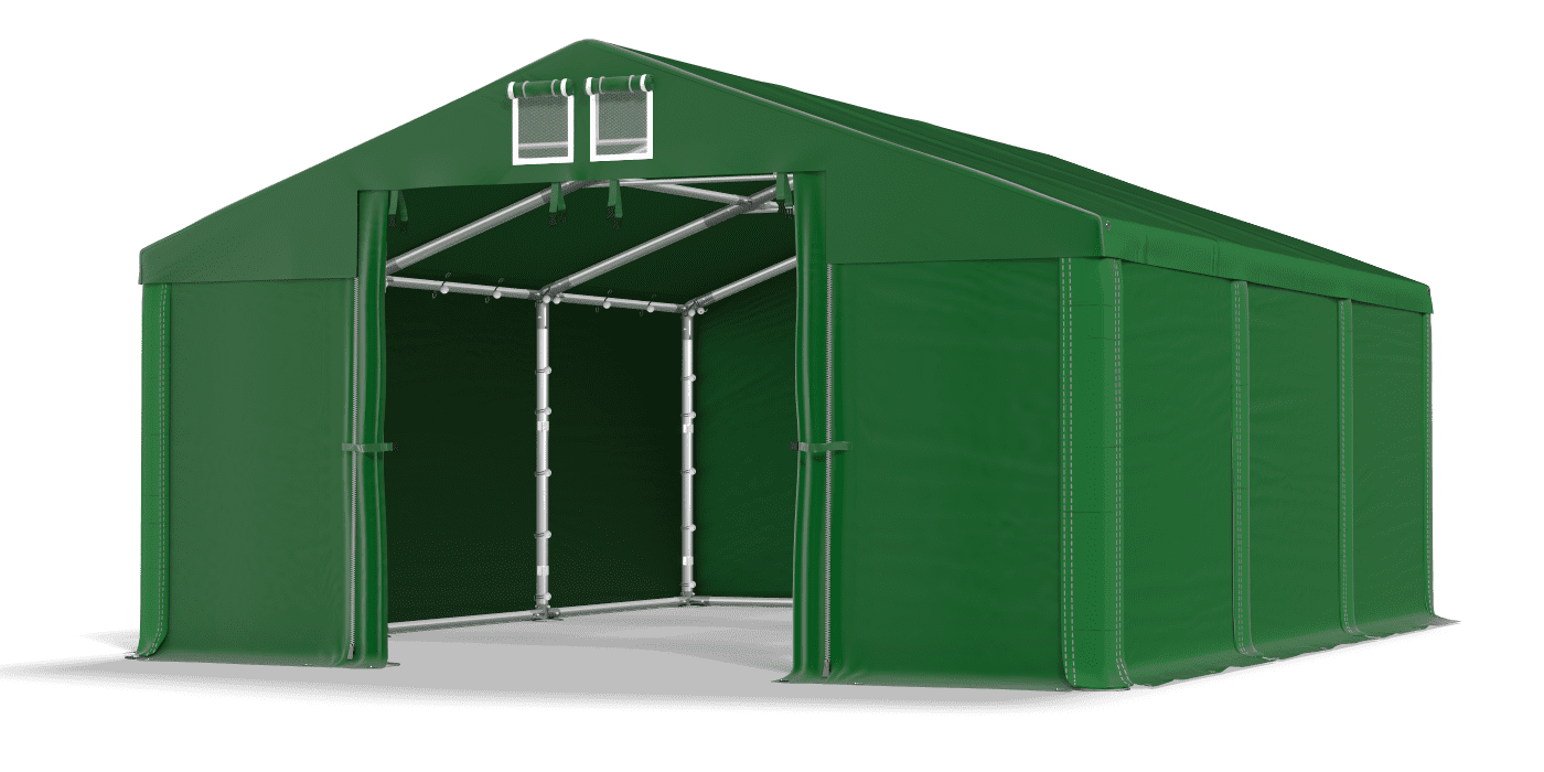 Zielony namiot całoroczny