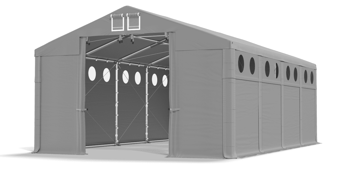 Duży namiot magazynowy