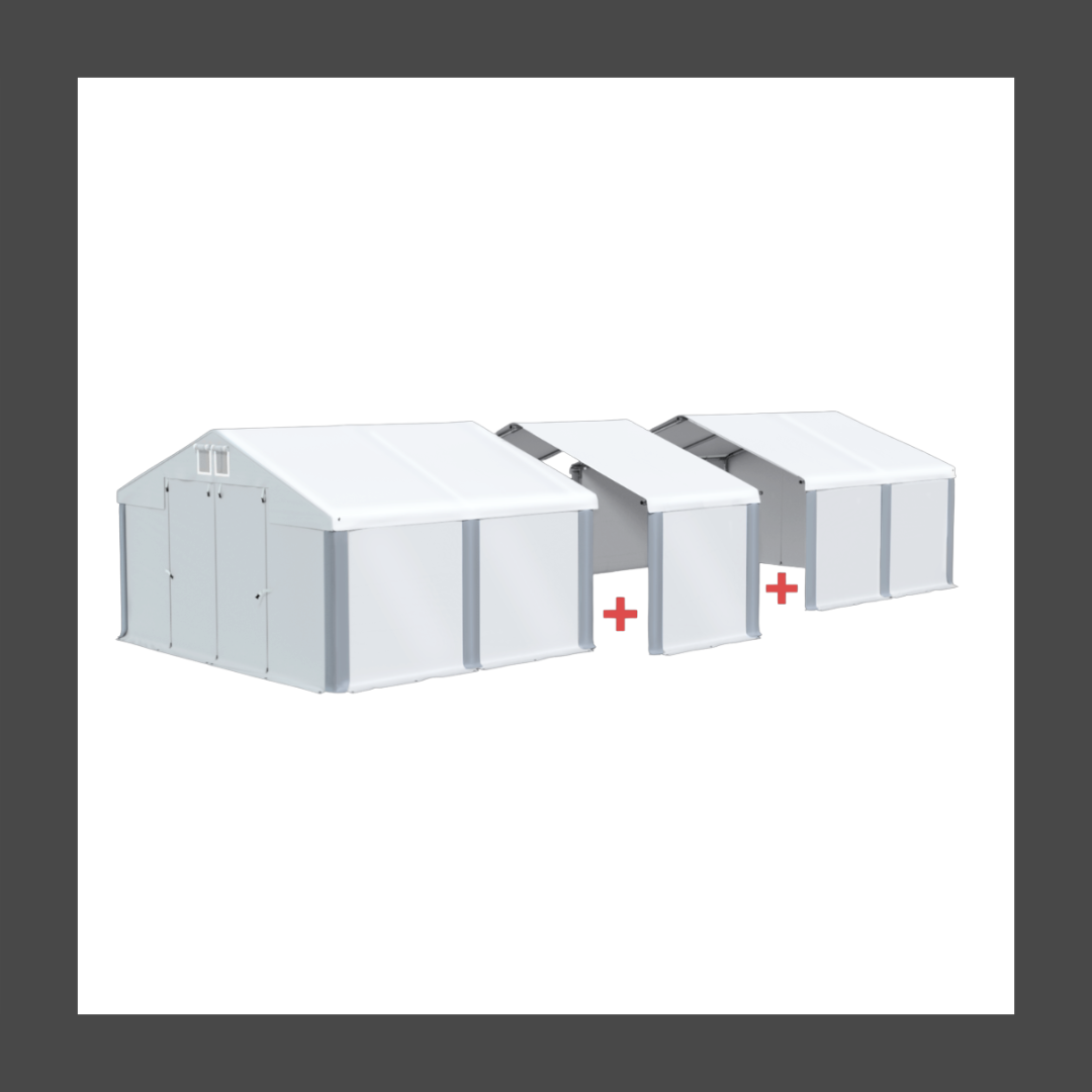 Możliwość zmiany rozmiaru namiotów imprezowych i namiotów magazynowych