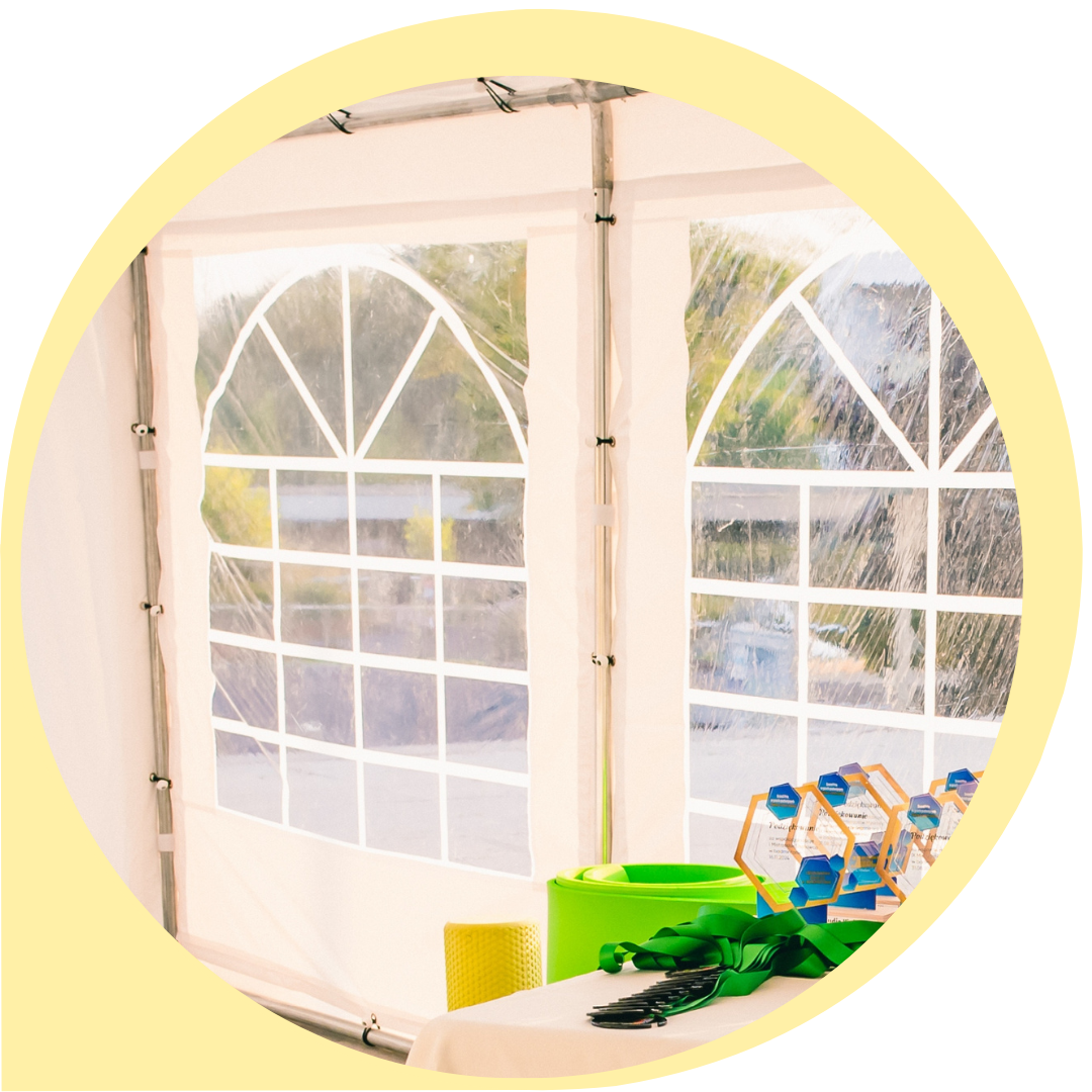 Możliwość zmiany rozmiaru namiotu imprezowego