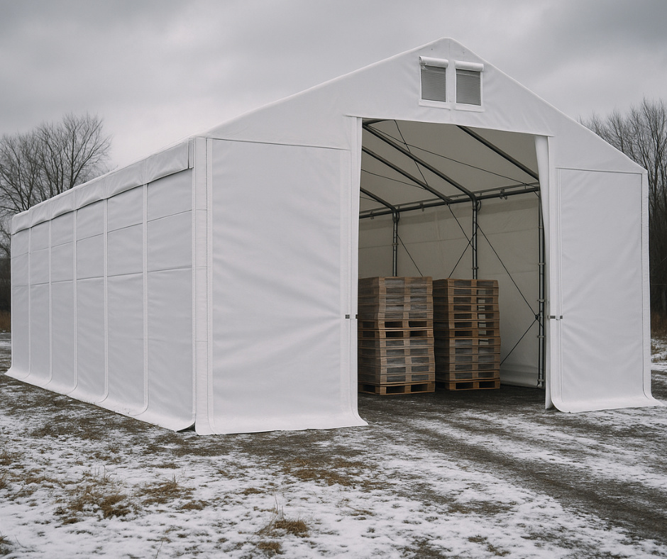 Systemy, dzięki którym mobilne zadaszenia sprawdzą się jesienią i zimą