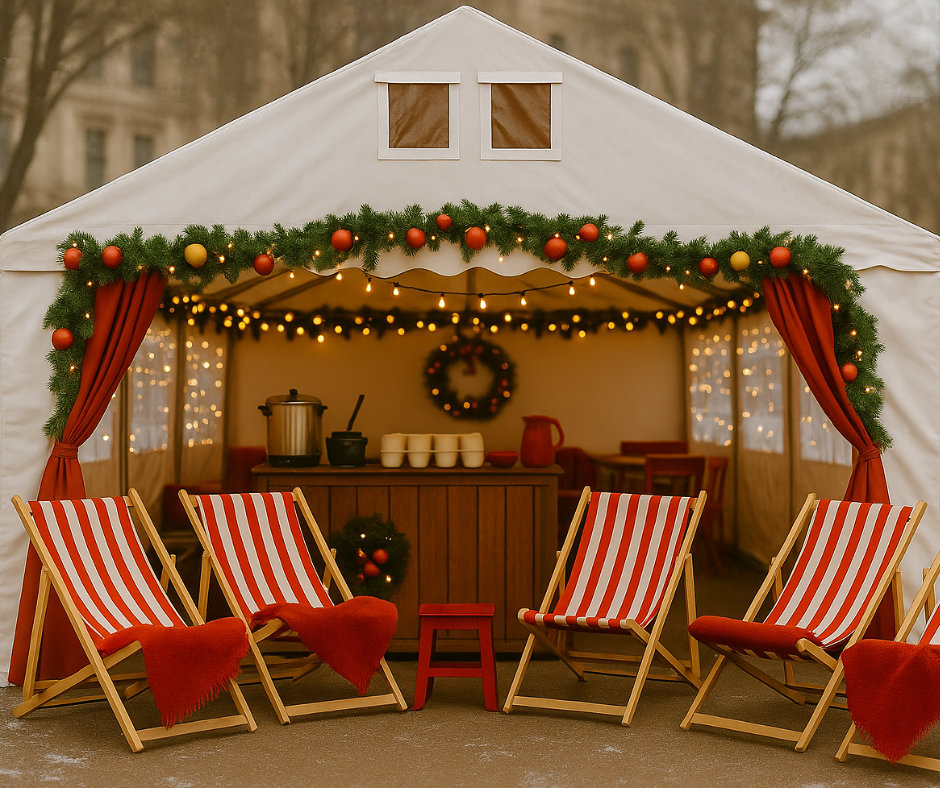 Udekoruj namiot imprezowy zimą!
