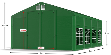 5x8 m Namiot imprezowy - Klasyk (art. 35060)