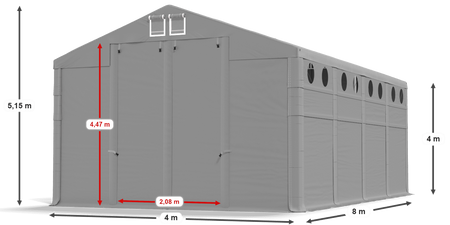 4x8 m Namot magazynowy - Klasyk (art. 475169)