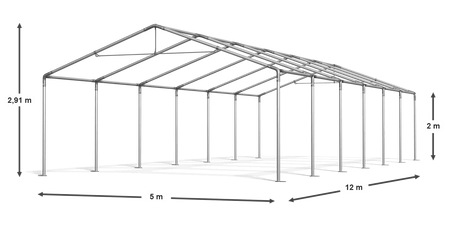 5x12 m Namiot imprezowy - Komfort (art. 18384)