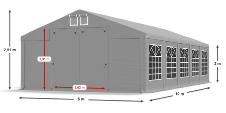 5x10 m Namiot imprezowy - Klasyk (art. 18067)