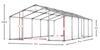 6x10 m Namiot magazynowy - Premium (art. 574278)