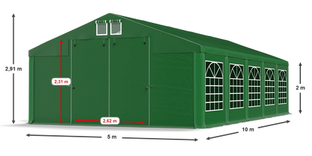 5x10 m Namiot imprezowy - Klasyk (art. 18099)