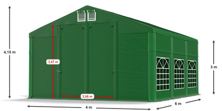 4x6 m Namiot imprezowy - Klasyk (art. 28758)