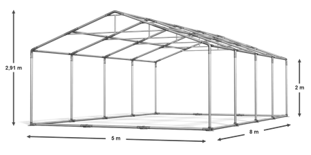 5x8 m Namiot imprezowy - Klasyk (art. 45856)