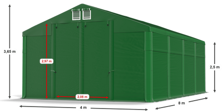 4x8 m Namiot magazynowy - Klasyk (art. 439017)