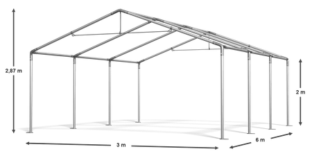 3x6 m Namiot imprezowy - Klasyk (art. 4700)