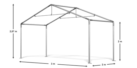 3x2 m Namiot ogrodowy - Ekonomiczny (art. 965866)