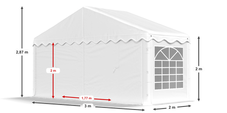 3x2 m Namiot ogrodowy - Ekonomiczny (art. 965866)
