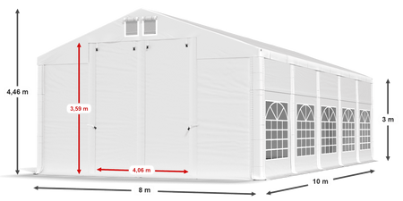 8x10 m Namiot imprezowy - Klasyk (art. 54161)