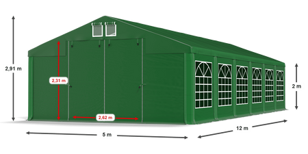 5x12 m Namiot imprezowy - Komfort (art. 18384)