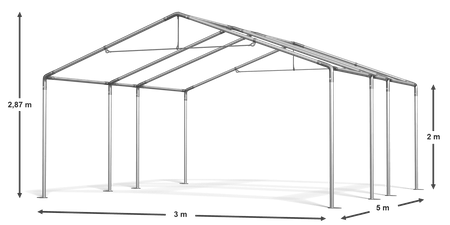 3x5 m Namiot ogrodowy - Ekonomiczny (art. 965837)