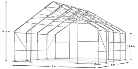 8x8 m Hala namiotowa - Arctic (art. 581134)