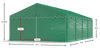 4x8 m Namiot magazynowy - Ekonomiczny (art. 773614)