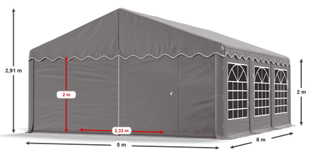 5x6 m Namiot imprezowy - Ekonomiczny (art. 772094)