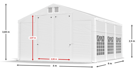 4x6 m Namiot imprezowy - Klasyk (art. 242404)