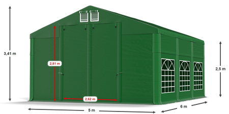 5x6 m Namiot imprezowy - Klasyk (art. 8050)