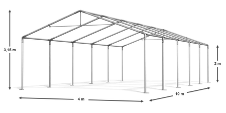 4x10 m Namiot imprezowy - Klasyk (art. 9410)