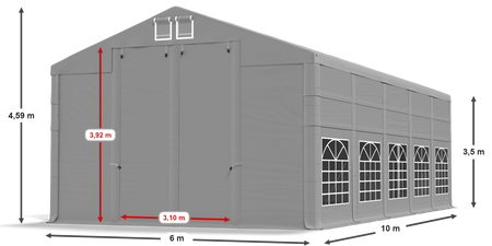 6x10 m Namiot imprezowy - Klasyk (art. 10574)