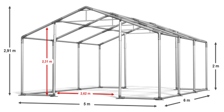 5x6 m Namiot imprezowy - Komfort (art. 773705)