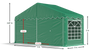 3x2 m Namiot ogrodowy - Ekonomiczny (art. 966624)