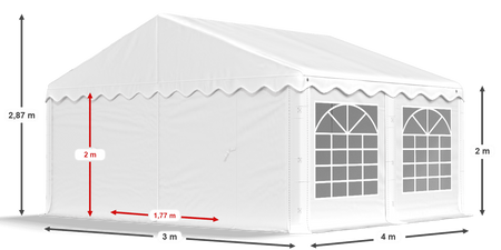 3x4 m Namiot ogrodowy - Ekonomiczny (art. 1)