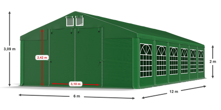 6x12 m Namiot imprezowy - Klasyk (art. 26843)