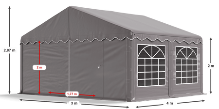 3x4 m Namiot ogrodowy - Ekonomiczny (art. 771237)