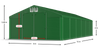 8x12 m Namiot magazynowy - Klasyk (art. 291072)