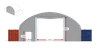 12x24 m Zadaszenie Kontenerowe (art. 75051)