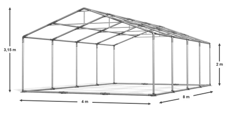 4x8 m Namiot imprezowy - Komfort (art. 589195)
