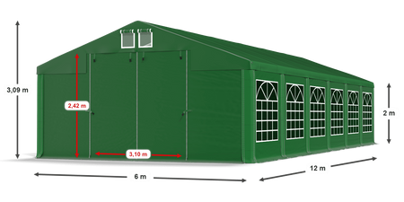 6x12 m Namiot imprezowy - Klasyk (art. 53928)