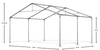 4x4 m Namiot ogrodowy - Ekonomiczny (art. 773548)