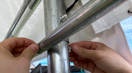 6x10 Namiot magazynowy - Trudnopalny (art. 434966)