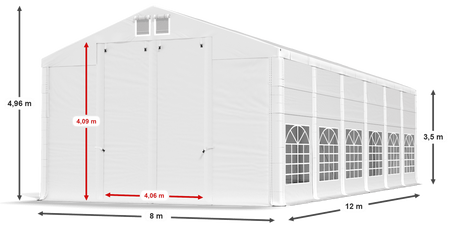 8x12 m Namiot imprezowy - Klasyk (art. 17311)