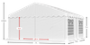 4x5 m Namiot ogrodowy - Ekonomiczny (art. 965868)