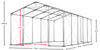 8x10 m Namiot magazynowy - Klasyk (art. 254309)