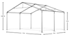 3x4 m Namiot ogrodowy - Ekonomiczny (art. 1)