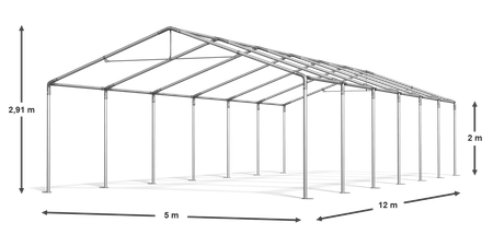 5x12 m Namiot imprezowy - Klasyk (art. 18401)