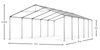 4x10 m Namiot magazynowy - Klasyk (art. 220927)