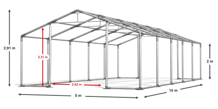 5x10 m Namiot imprezowy - Komfort (art. 582584)